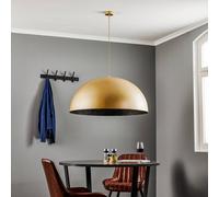 SIGMA Fera pendant light, gold/black speckled, Ø90cm