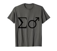 Sigma Greek Logo Male Gender Sign Men Sigma Male Symbol T-Shirt