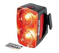 SIGMA Rear Bike Light BUSTER RL 150 - USB Rechargeable | Bike Rear Light with Brake Function & Multiple Modes | IPX4 Waterproof with 150 Lumens & 2000m Visibility | Bike Lights Back