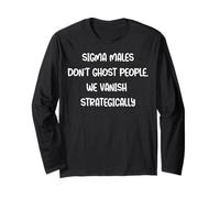 Sigma Rule Fun Quote Silent Strength Lone Wolf Mindset Viral Long Sleeve T-Shirt