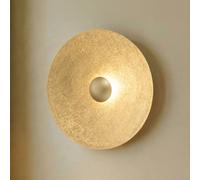 SIGMA Sole M LED wall light, Ø 65 cm, gold-coloured, steel, 3,000 K