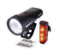 SIGMA SPORT AURA 100 / BLAZE LINK Set, Front and Rear Bike Lights, Battery-Powered, StVZO-Approved Bike Front Light and Rear Light with Innovative Coupling Function