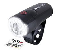 SIGMA Sport AURA 30, LED Bike Light, 30 Lux, StVZO- Approved, Battery-Powered Front Light, Colour: Black