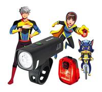 Sigma Sport Aura 40/hiro 10 Ride Safe To School Light Set One Size Black / Red