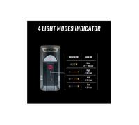 SIGMA Aura 90 | Includes auto mode with brightness sensor and mode memory function | up to 28 hours. Battery life: 4 light modes