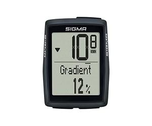 SIGMA SPORT BC 14.0 WL CAD Wireless Bike Computer with Numerous Functions, Bike Computer for Mountain Tours, Easy to Use with Large Buttons and a Clear Display
