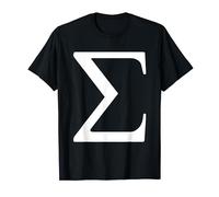 Sigma Symbol Logo Greek Alphabet Letter Men Sigma Male T-Shirt