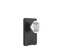 Sigma Wolf University Brainrot Meme Alpha Wolf PopSockets PopWallet for MagSafe