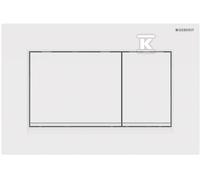WC Flush Plate Geberit Sigma20 Dual flush Glossy White/White Matt 115883111
