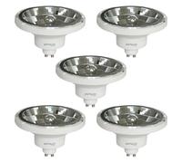 Sigmaled lighting - AR111 GU10 LED Spotlight 14W (Equivalent 120W Halogen Equivalent) - 220V/240V AC - Natural Light 4000K - 1050 Lumens - Spot LED AR111-5 Units