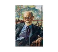 Sigmund Freud Canvas Poster Wall Art Decor Print Picture Paintings for Living Room Bedroom Decoration Unframe-style 12x18inch(30x45cm)