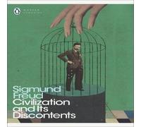 Sigmund Freud Civilization & Its Discontents Paperback Book in White Sigmund Freud White