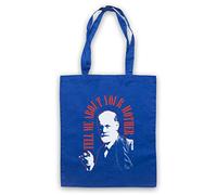 Sigmund Freud Tell Me About Your Mother Tote Bag, Royal Blue