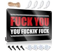 Sign Decor fu-ck You fu-ckin Tin Sign Funny Tin Signs for Home Decor Beer Bar Metal Sign ( Size : 20X30CM )