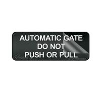 Sign For Door Acrylic Plastic Automatic Gate Do Not Push Or Pull Sign Plaque Room Decor Indoor & Outdoor Signs For Home Office Work 10" X 3" Self-Adhesive On The Back