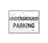 Sign For Door Acrylic Plastic Underground Parking Sign For Office Restaurants Hotels Supermarket Supplies 6 By 8 Inch