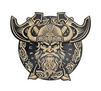 - Sign for Wandation, Wall Made of Wood - Hanging Medieval Sign with Scandinavian Art for Men | Aesthetic Panel, Medieval for Hotel, Bar, Club, Farmhouse, Apartme