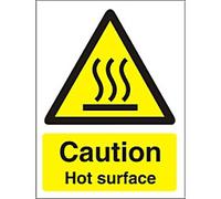 Sign Hot Surface Adhesive Vinyl 30 x 20 cm
