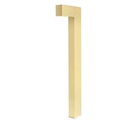 Sign House Numbers,Address Plaques Weatherproof Big Floating House Number Sign Golden 15cm Modern Building Signage Outdoor Numeros Casa Door Numbers Address Plate(1,15cm)