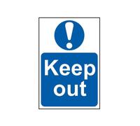 Sign: Keep Out Scan Multi One Size
