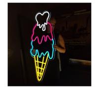 Sign Lamp Ice Cream Neon Sign, Shop, Summer Vibe Light, Ice-cream 48cm(B)