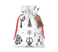 Sign Language Alphabet. Gift Bag with Handles and tag, Perfect for Christmas, Birthday, Wedding or Daily Gift - (M)