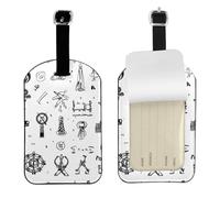 Sign Language Alphabet. Print Bag Tags Stylish Luggage Tag 4.3 x 2.76 Inch Essential Travel Accessory Suitcases