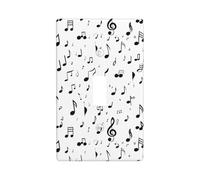 Sign Language Alphabet Print Decorative Toggle Switch Plate, Wall Cover with Matching Screws for Home and Office