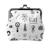 Sign Language Alphabet. Print Versatile Coin Purse Exquisite Mini Wallet Cute Change Pouch for Any Occasion