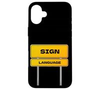 Sign Language/Deaf Humour/Lip Reading Case for iPhone 16 Plus
