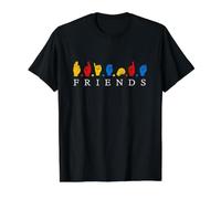 Sign Language Friends Deaf Awareness ASL Hearing Loss Tragic Value Graphic T-Shirt, Men, Black, S
