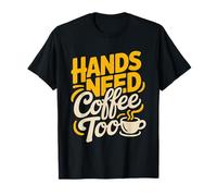 Sign Language Interpreter Coffee Hands Need Break Signing T-Shirt