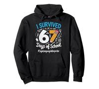 Sign Language Interpreter Survived 67 Days Of School Humor Pullover Hoodie