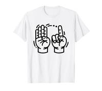 Sign Language Interpreter Vintage Badge Certified T-Shirt