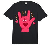 Sign Language Love Gesture ASL Interpreter Comfort Colors Adult Heavyweight T-Shirt