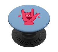 Sign Language Love Gesture ASL Interpreter PopSockets Adhesive PopGrip