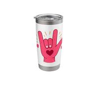 Sign Language Love Gesture ASL Interpreter Stainless Steel Insulated Tumbler