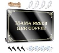 Sign Mama Needs Her Coffee - Man Cave Rules Mexican Decor Pool Table