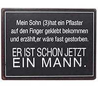 Sign - Mein sohn (3) hat ein pflaster...