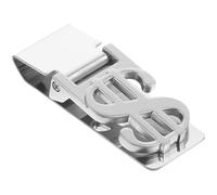 Sign Metal Money Clip Stainless Steel Silver Office Clip