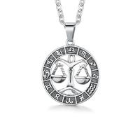 Sign Pendant s for Women Men Stainless Steels Leo Constellation Horoscope Medallion Retro Celestial Astrology Jewelry