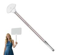 Sign Post - Handheld Adjustable Rod for Navigating | Stainless Steel Telescoping Pole with Secure Grip & Poster Clips for Airport Pick-Ups, Parades and Business Meetings