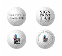 Sign Print Lab Customised Name Golf Balls Personalised Funny Golf Balls with Logo Picture Gifts, Birthday Gifts, Father's Day, All Occasions, Golf Lover (1)
