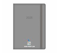 Sign Print Lab Personalised 2026 Day a Page A4/A5 PU Embossed Diary for organizing your schedule
