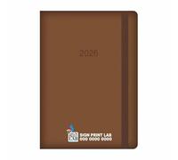 Sign Print Lab Personalised 2026 Day a Page A4/A5 PU Embossed Diary for organizing your schedule