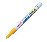 Sign Print Lab PX21 UNI PAINT MARKER BULLET TIP FINE POINT (0.8mm -1.2mm) OIL BASED PX-21 x 1qt (YELLOW)