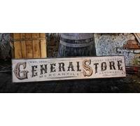Sign Rustic General Store Mercantile Sign - Hand Crafted Antique en Decor en Signs With Sayings 4x16 Inch