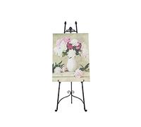 Sign Stand, Display Easel 120/150cm Tall, Portable & Adjustable Tripod Easels Stand, for Canvas Paintings, Signs, Posters, Event Signs, Easy Folding Metal Easels, Black/Gold(Black,150cm)