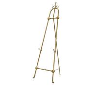 Sign Stand, Display Easel Stand for Wedding Sign & Poster, 120/150cm Portable Art Easel for Floor, Lightweight Foldable Metal Easel, Gold(120CM)