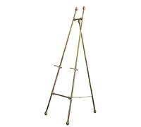 Sign Stand, Gold Easel for Wedding Sign Poster Display Easel Stand Foldable Art Easel for Floor 120/150cm Tall Portable Folding Easel for Crafting, Sketching, Drawing & Painting(120cm)